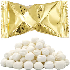 The Dreidel Company gold buttermints pack shot, premium after-dinner treat.