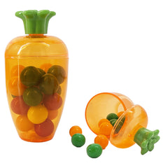 Bright orange plastic carrot ideal for Easter baskets and party favors