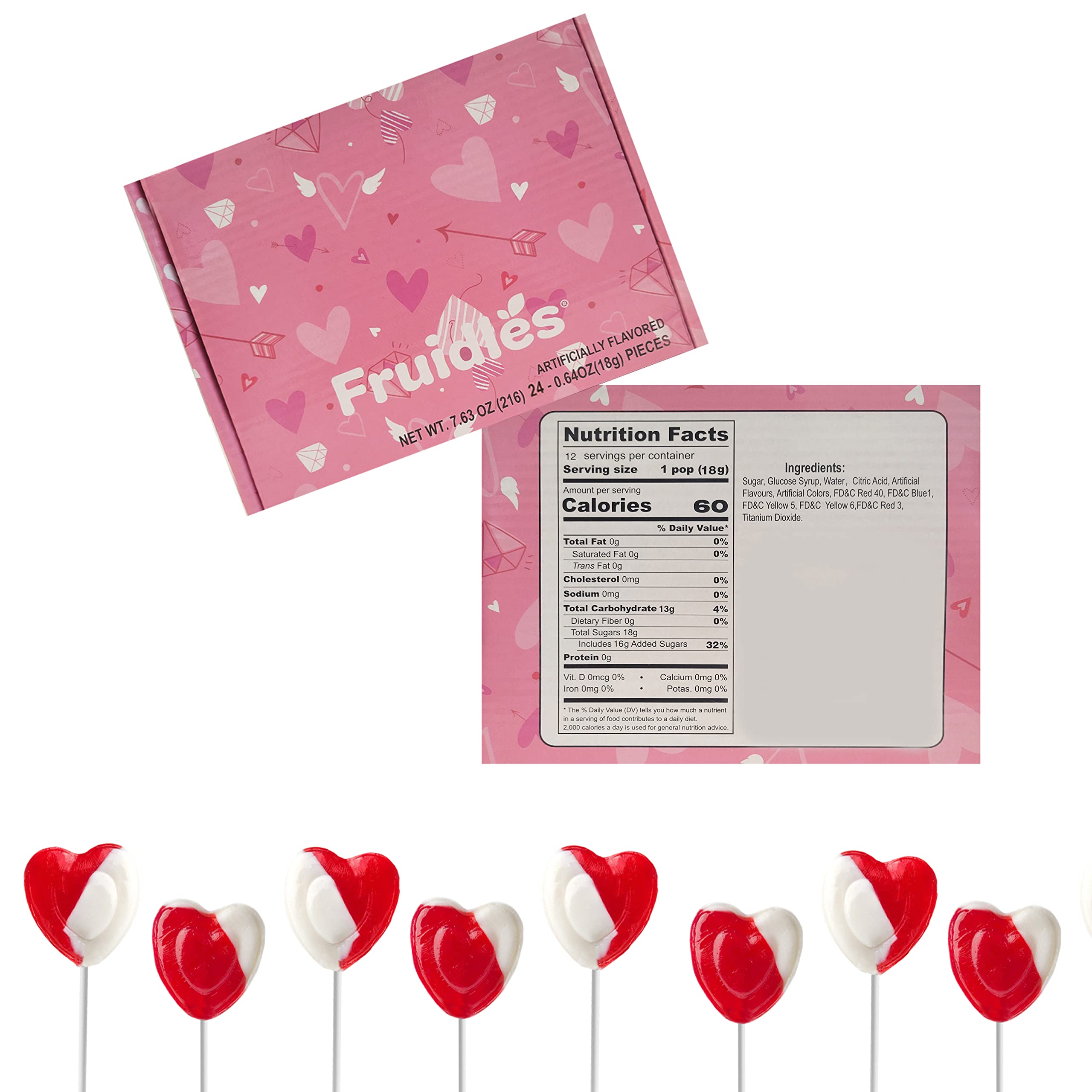 The Dreidel Company wrapped heart-lollipops offer convenient gifting and fresh taste.