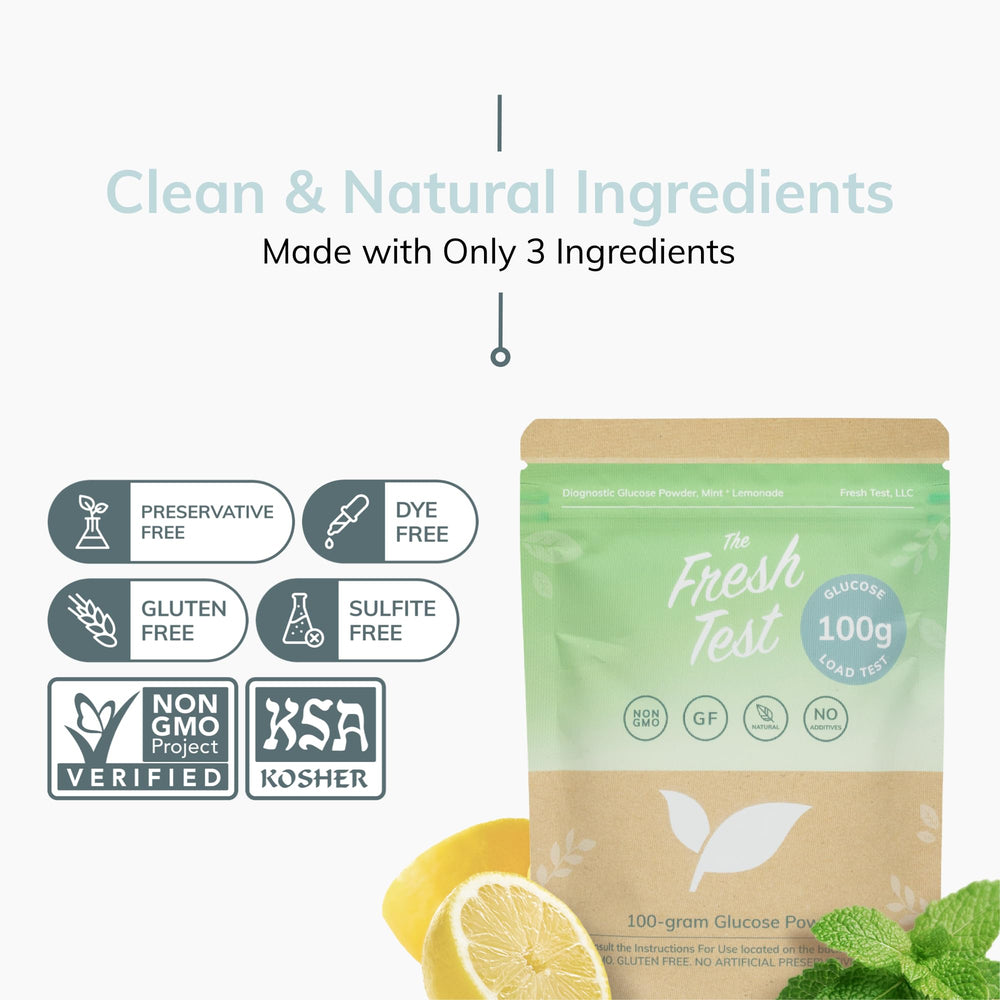 The Fresh Test easy-stir action shows quick mixing into water.