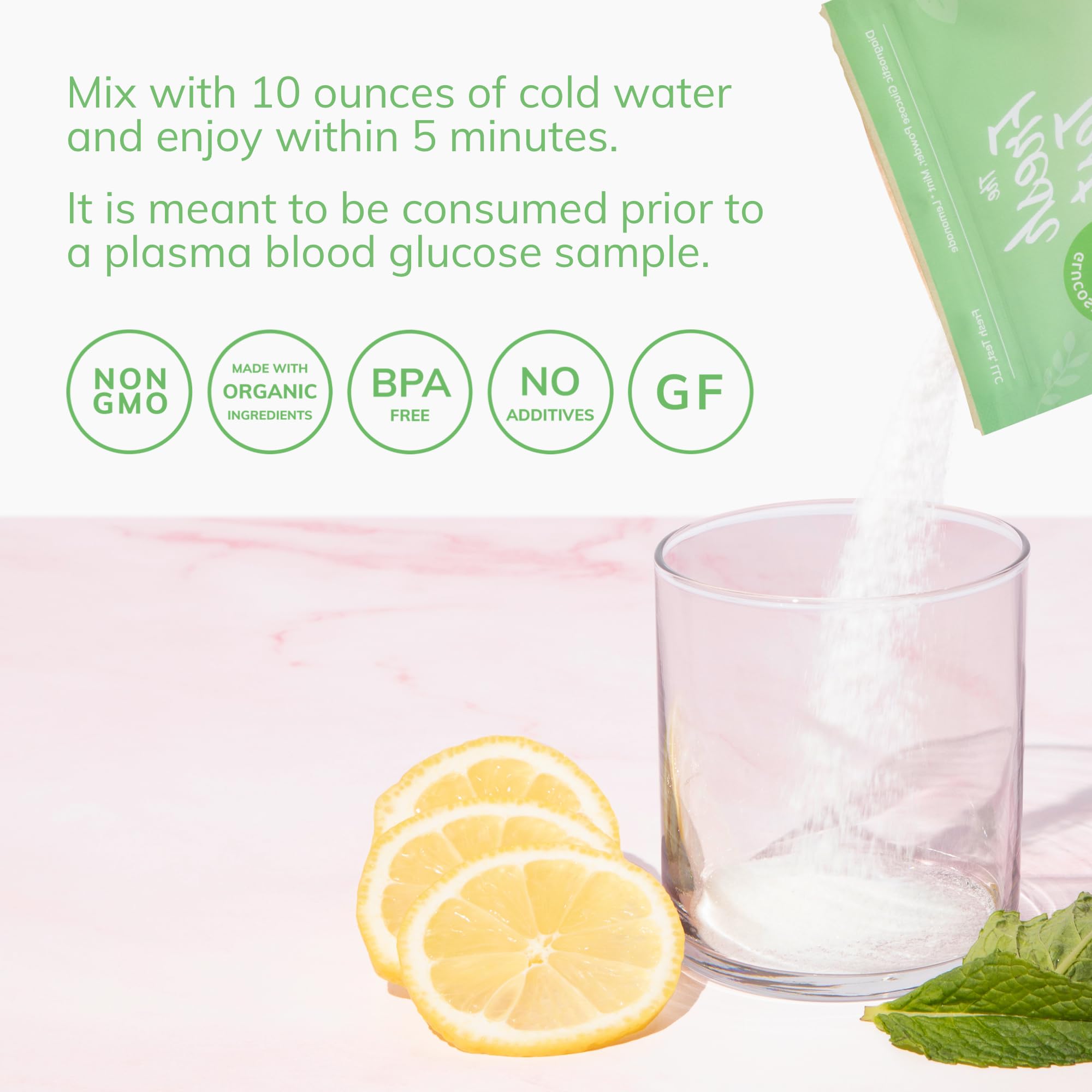 The Fresh Test box shows no artificial colors or flavors, supporting a clean label.