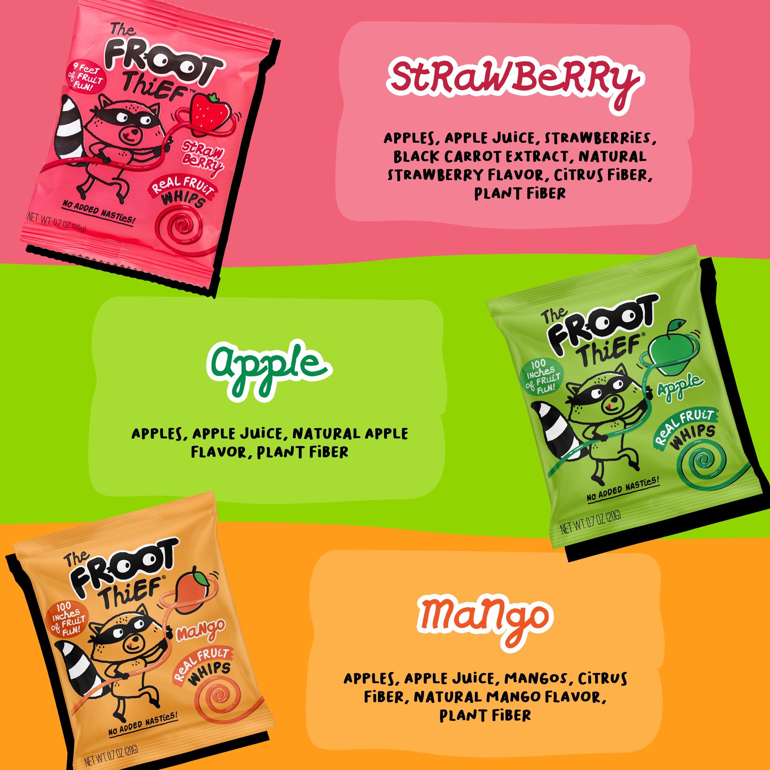 The FROOT Thief snack on-the-go, easy grab-and-go pouch.