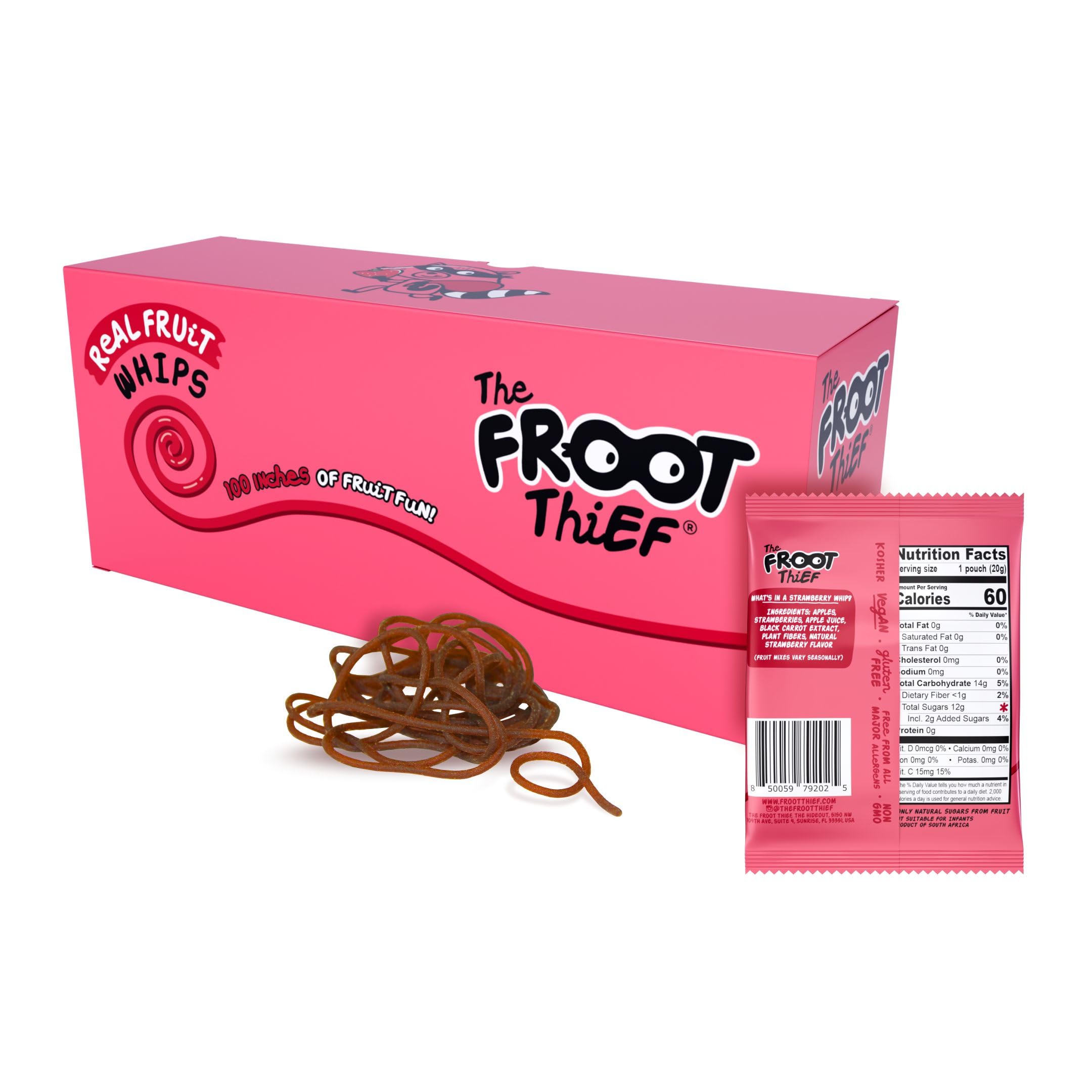 The FROOT Thief strawberry whip for classroom or picnic fun
