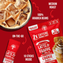 Close-up of The Frozen Bean Arabica coffee beans highlighting premium ingredients and bold flavor.
