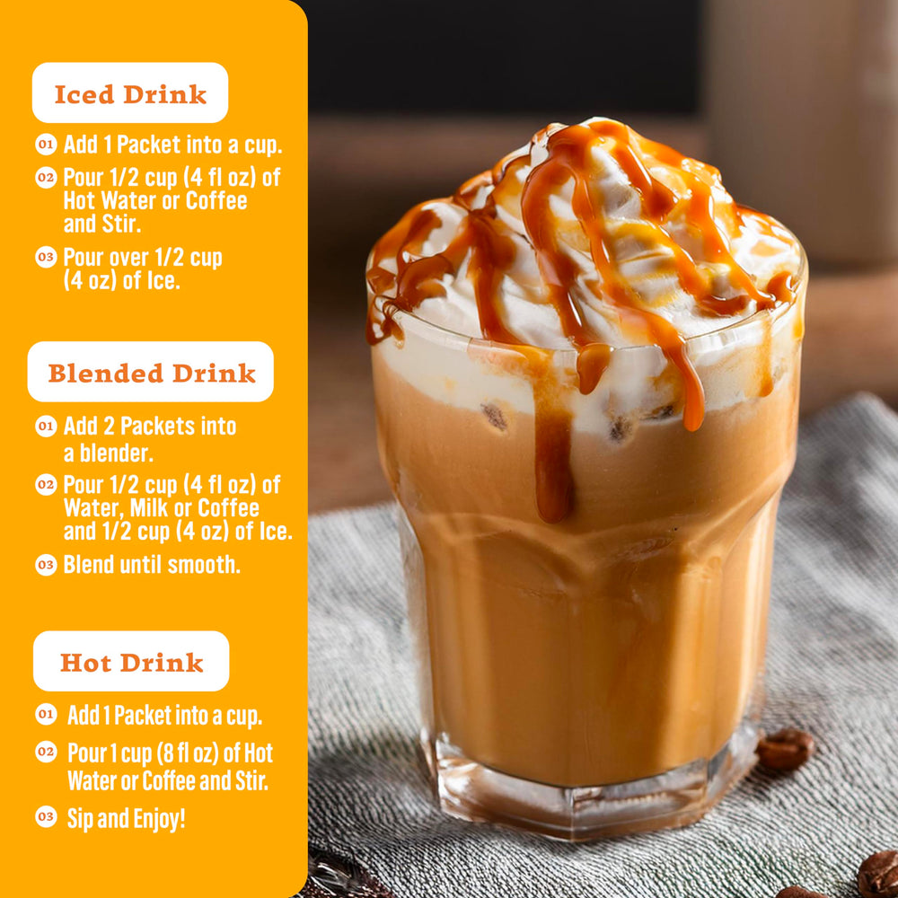 The Frozen Bean daily caffeine boost ready-to-mix sticks for quick energy lift
