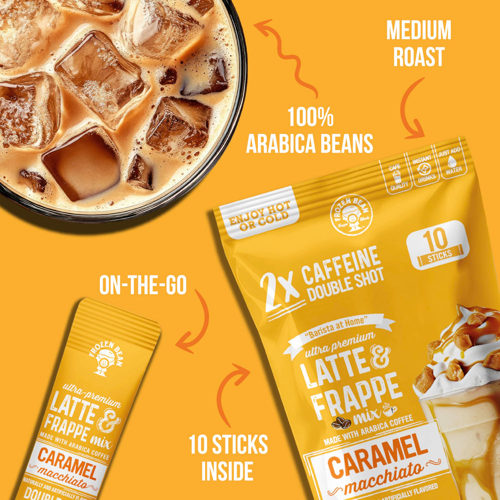 The Frozen Bean hot latte served showcasing a comforting cafe‑style drink at home