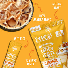 The Frozen Bean hot latte served showcasing a comforting cafe‑style drink at home