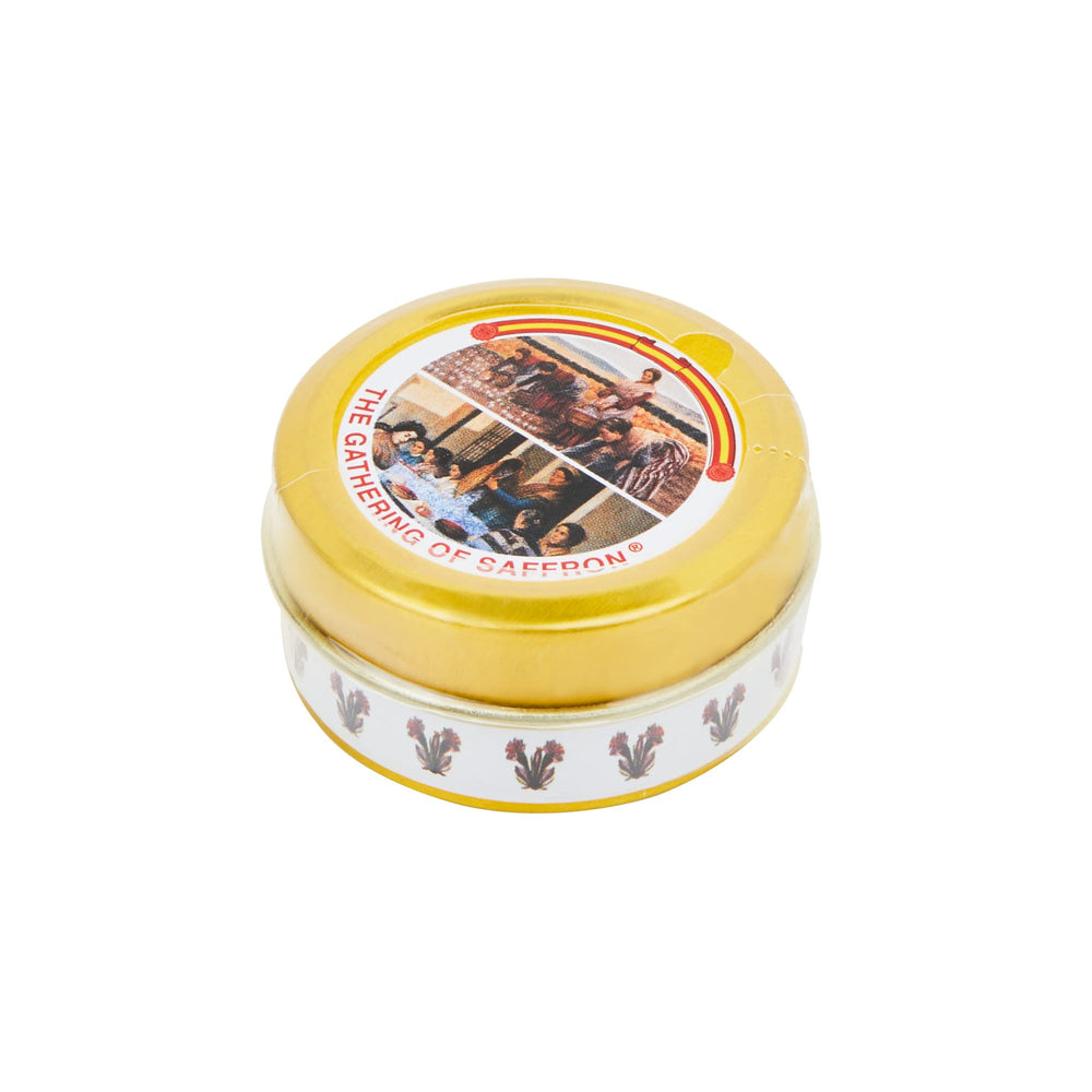 The Gathering of Saffron threads on spoon highlights vibrant color and aroma for cooking.