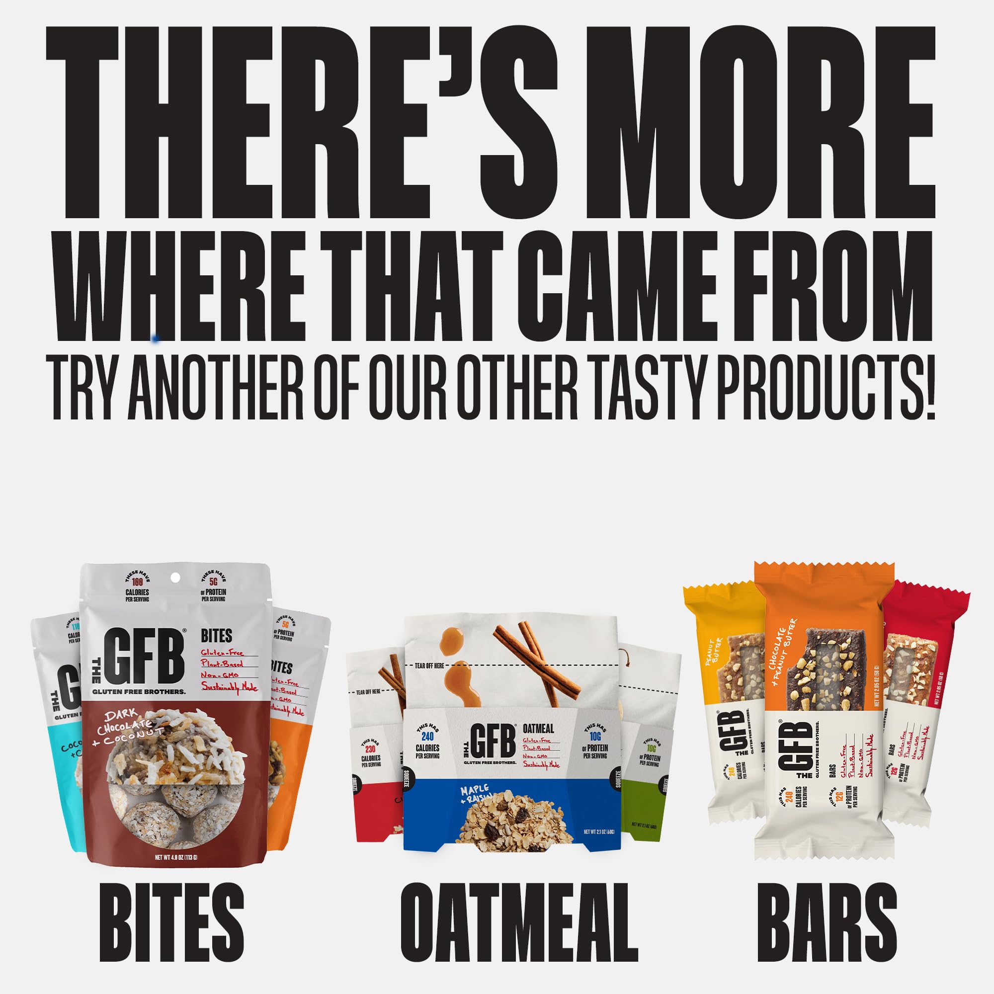 The GFB Apple Cinnamon Oatmeal Cups convenient on-the-go breakfast.