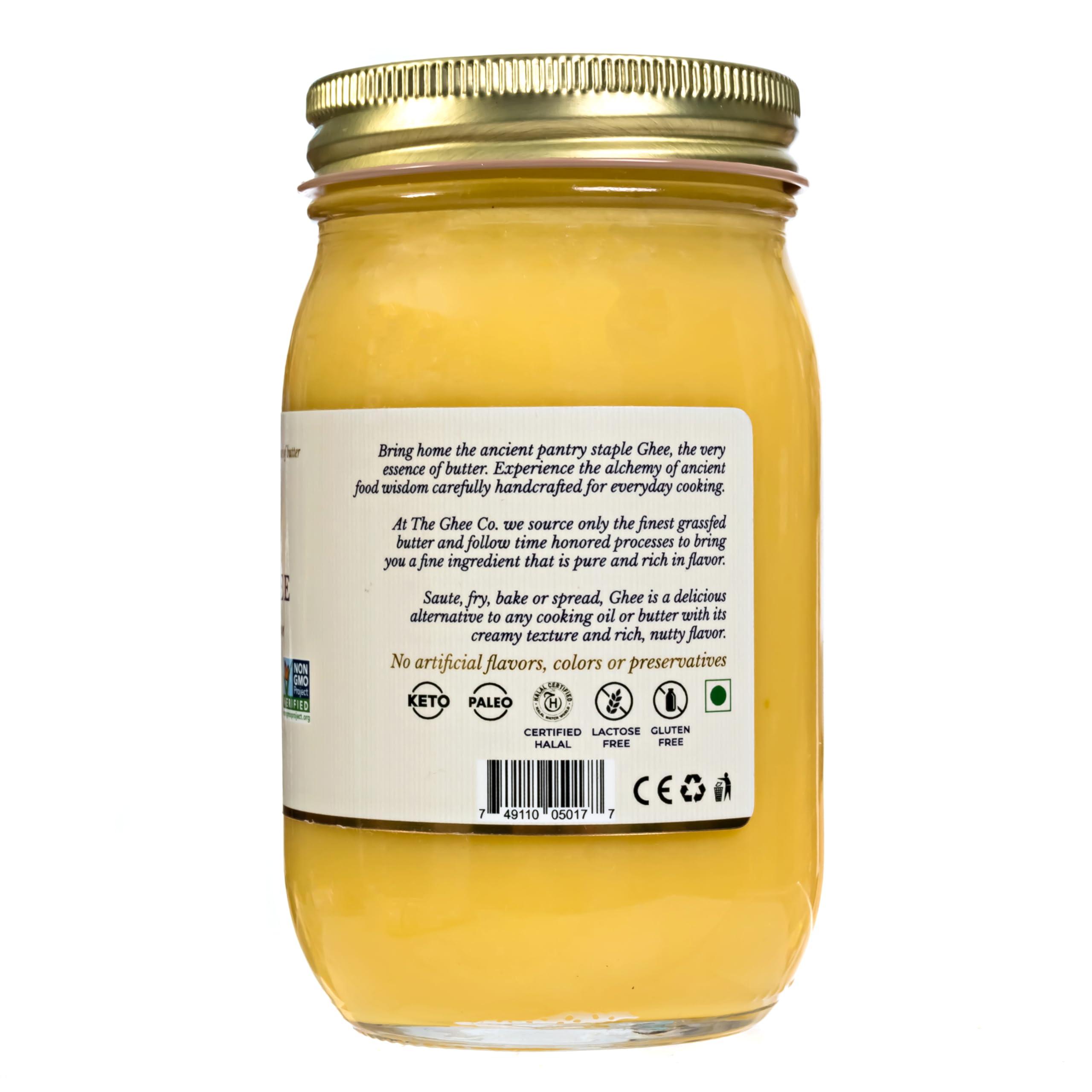 Close-up of The Ghee Co. ghee’s caramelized flavor