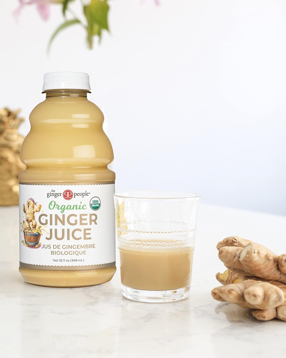 The Ginger People 2-pack bottle setup for convenient home use.