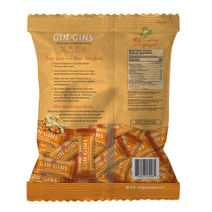 The Ginger People GIN GINS on-the-go snack for convenient digestive support.