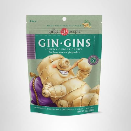 GIN GINS original ginger chews shown as a flavorful, everyday snack on the go.