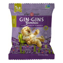 The Ginger People GIN GINS bag front view, ideal for on-the-go snacking.