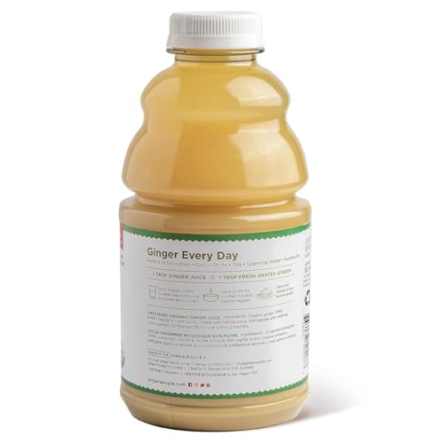 The Ginger People ginger juice glass ready to enjoy in drinks and recipes.