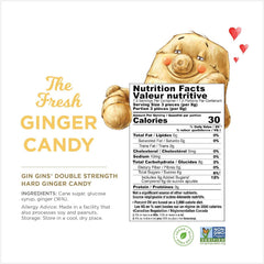 The Ginger People individually wrapped ginger candy offers convenient, mess-free snacking on the go.