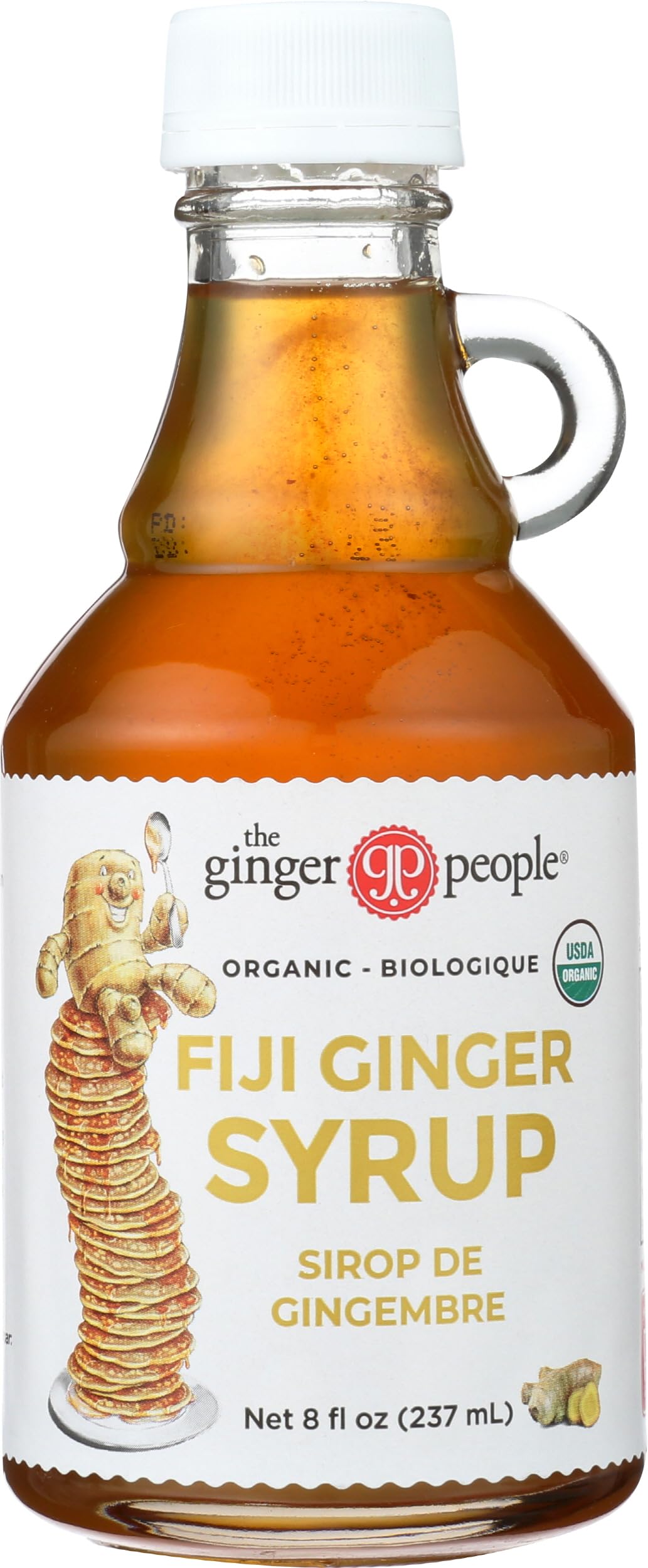 The Ginger People organic ginger syrup 8-oz bottle ready to sweeten beverages and desserts