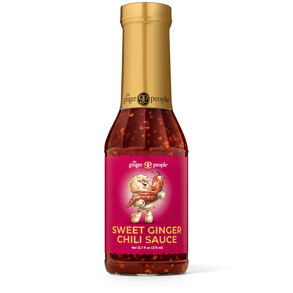 The Ginger People Sweet Ginger Chili Sauce bottle for dipping with sweet heat.
