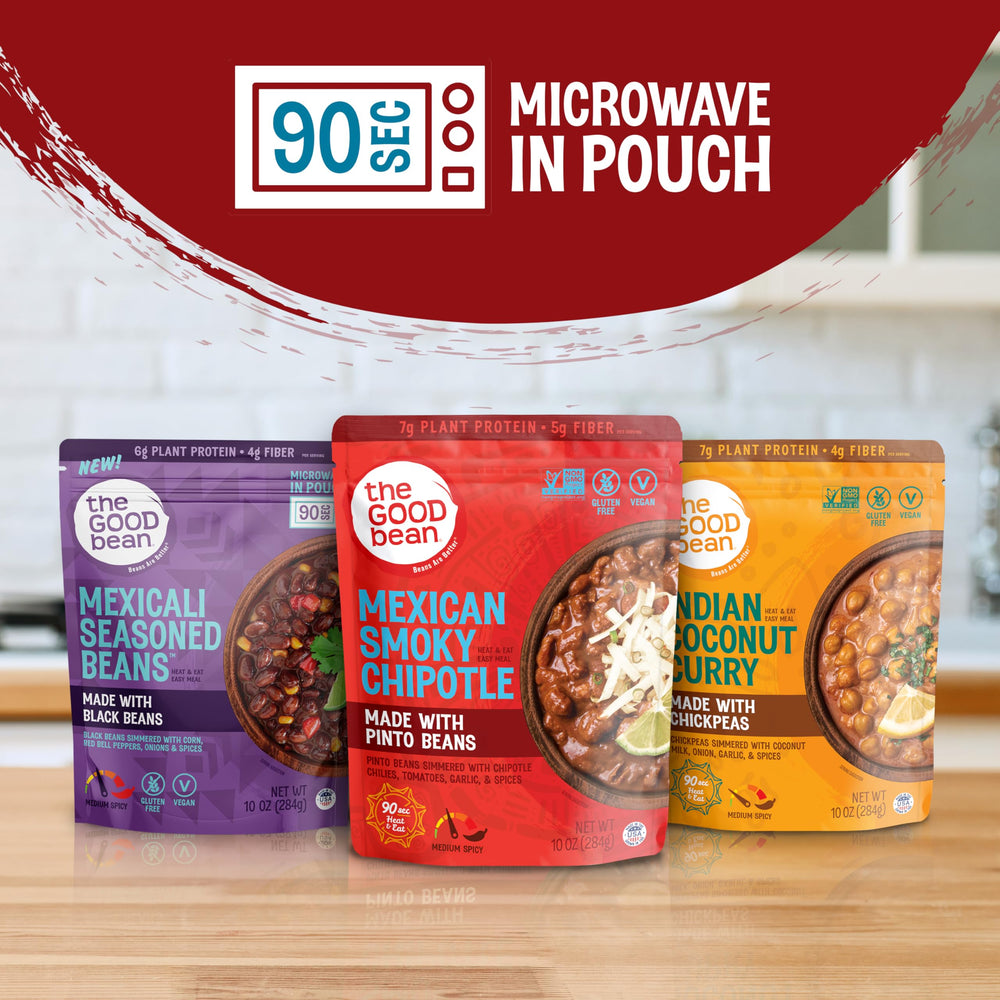 The Good Bean versatile beans for casseroles, soups, dips, and sides.