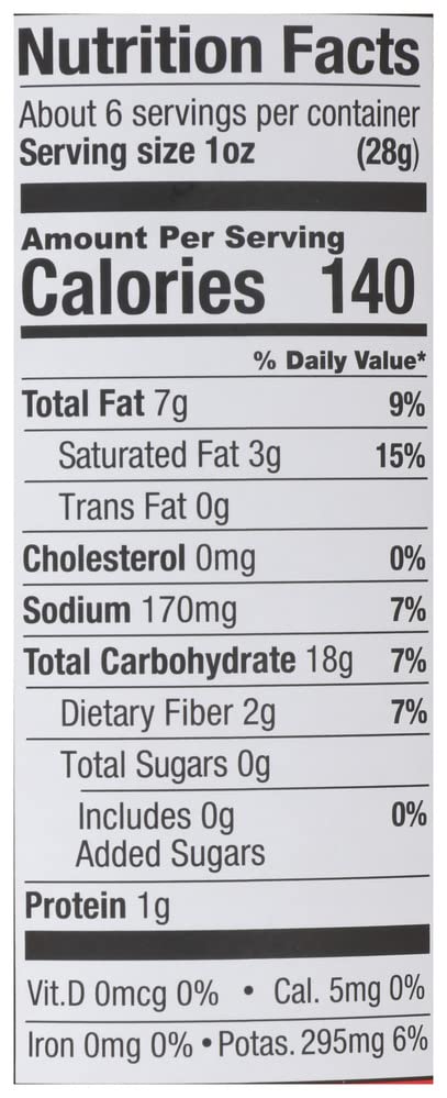 The Good Crisp Company Chips Stacked Original wide bag design makes sharing easy.