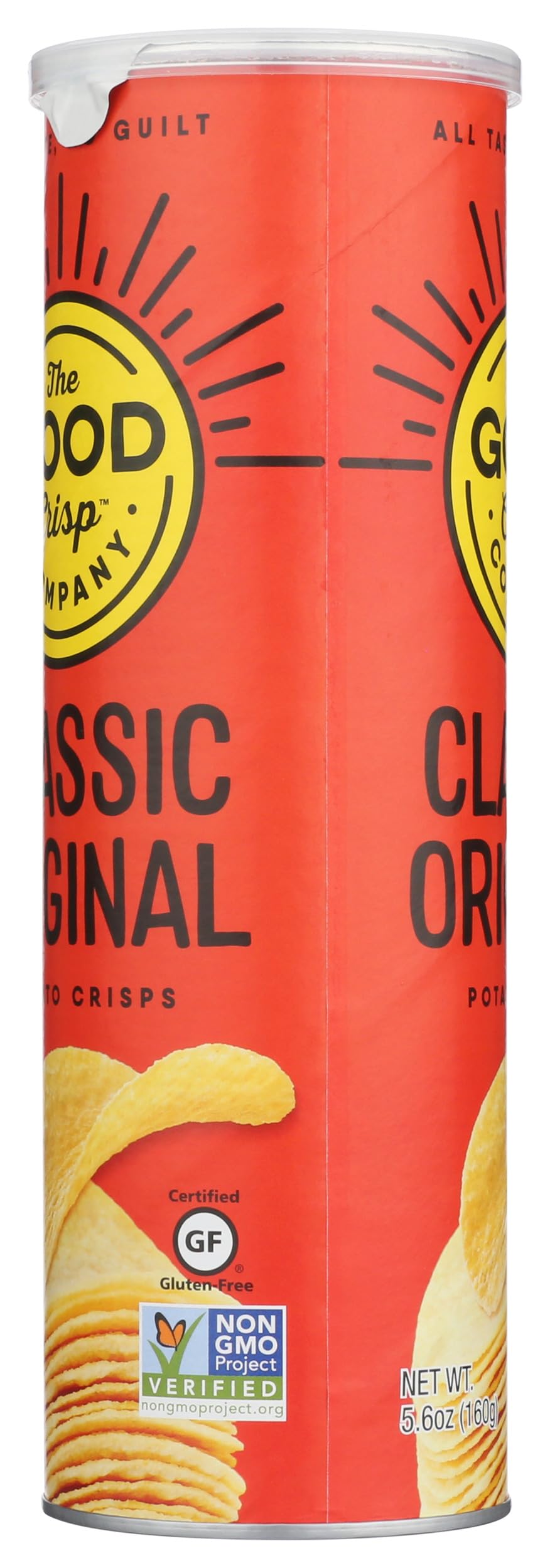 The Good Crisp Company Chips Stacked Original on-the-go pack fits busy days.