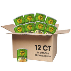 The Good Crisp Company Minis Sour Cream and Onion 1.6 oz pack for lunch boxes.
