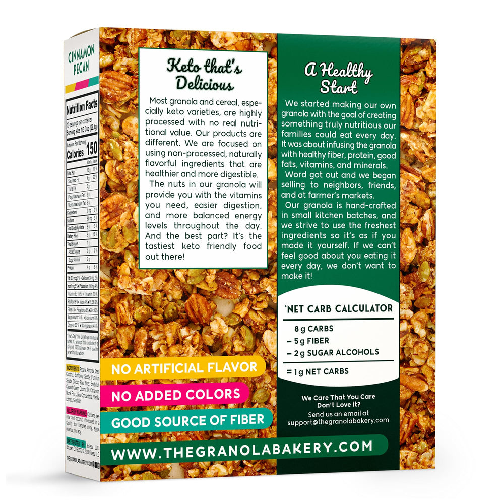 1g net carb label emphasizes a keto-friendly option for mindful snacking.