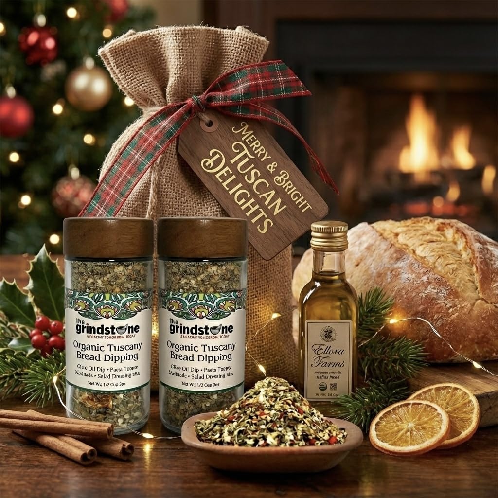 The Grindstone gifting set makes a thoughtful gourmet present for home cooks.