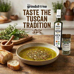 The Grindstone glass jars with sifter enable precise portioning for consistent flavor.