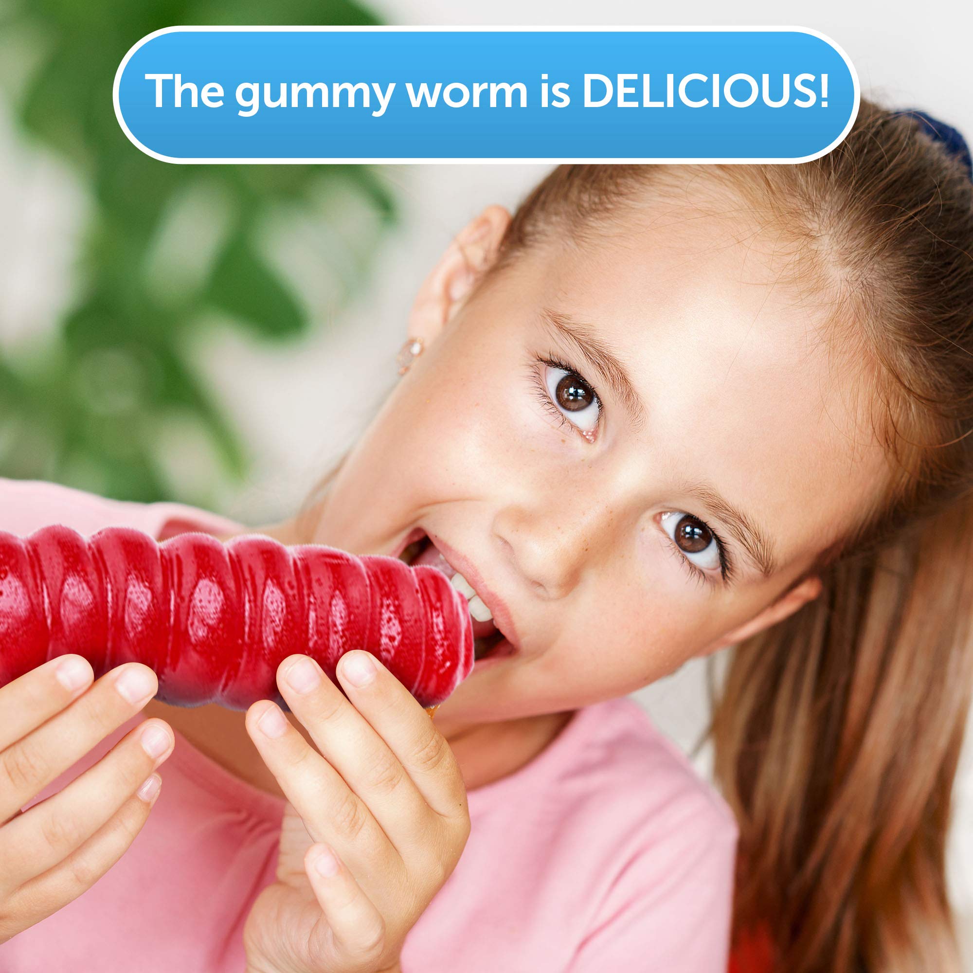 The Gummy Bear Guy gluten-free gummy worm highlighting gluten-free option
