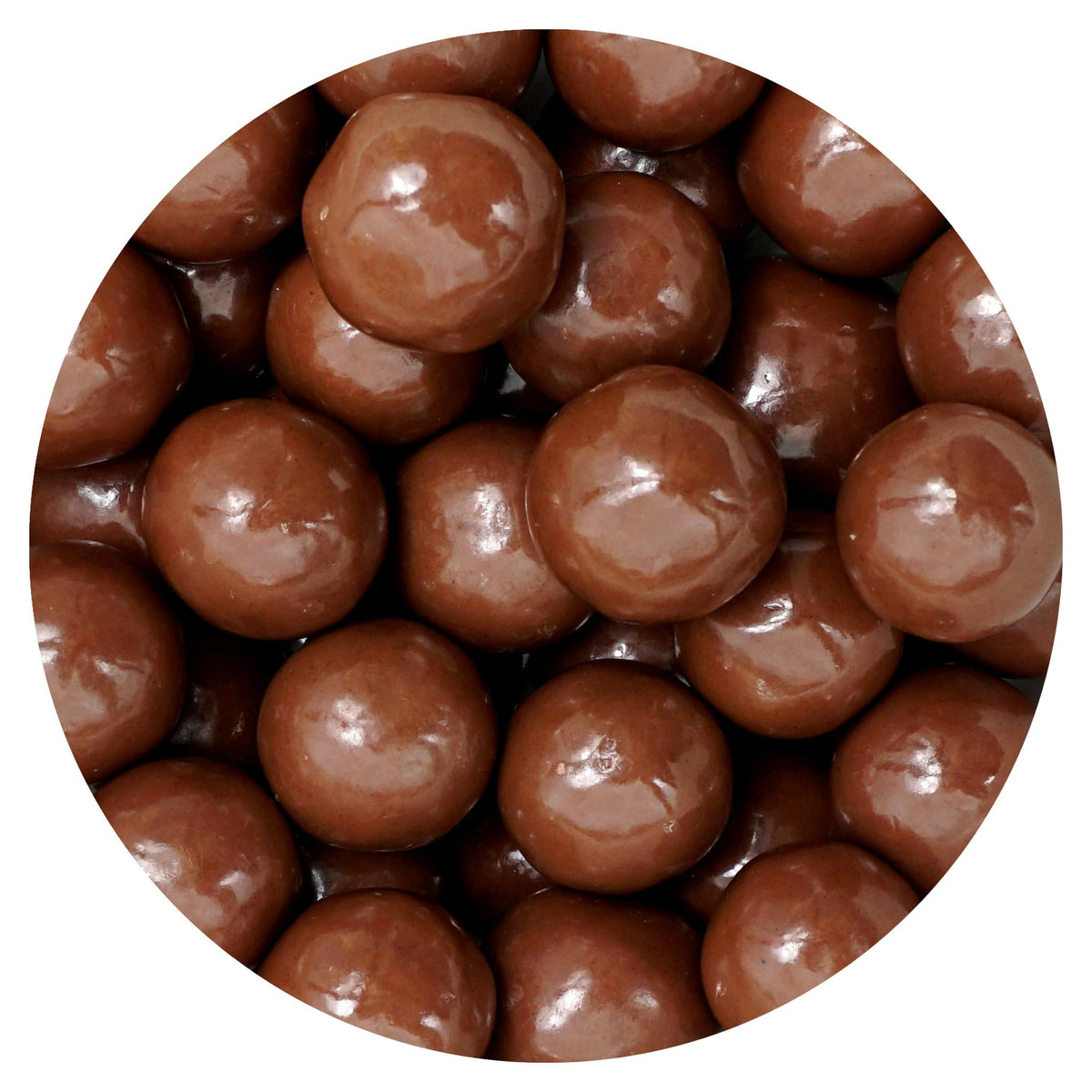 The Hampton Candy Company Milk Chocolate Malt Balls bulk bag ready for sharing at gatherings