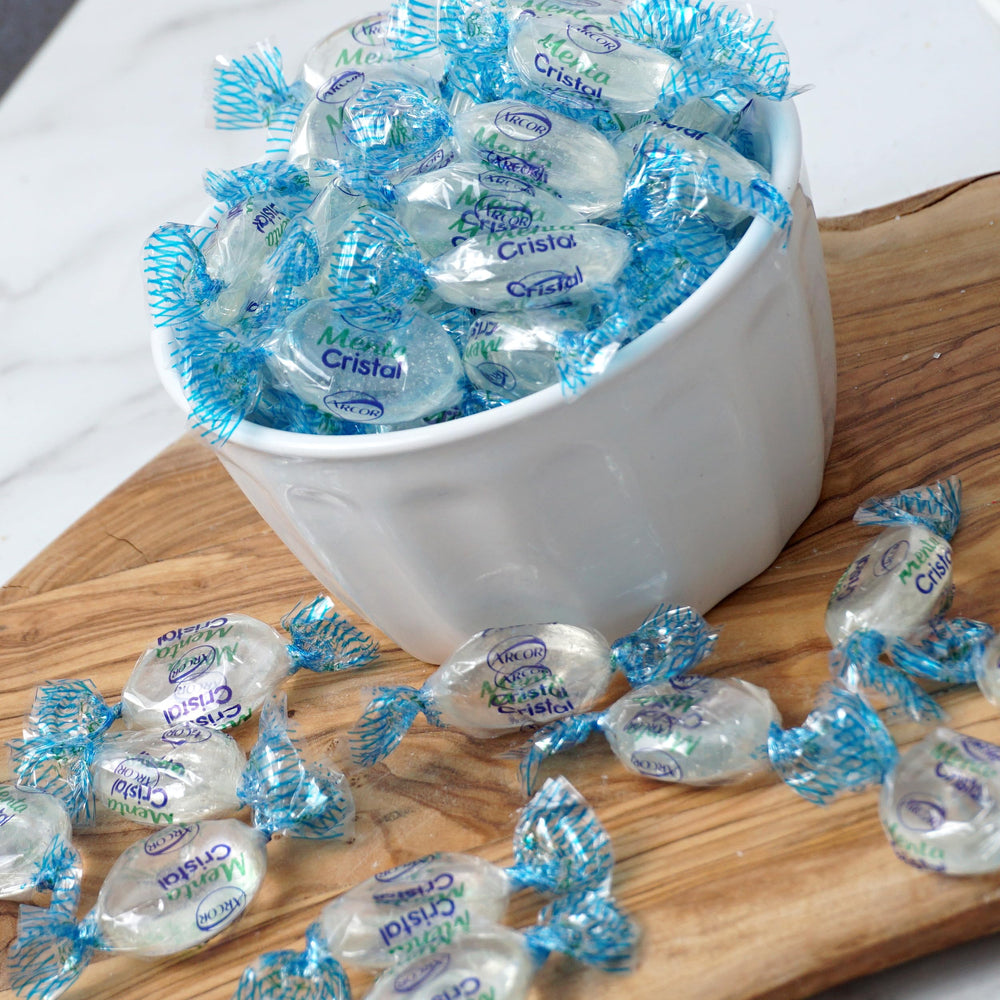 Arcor Crystal Mints offer blue crystal mint flavor with a refreshing finish for events