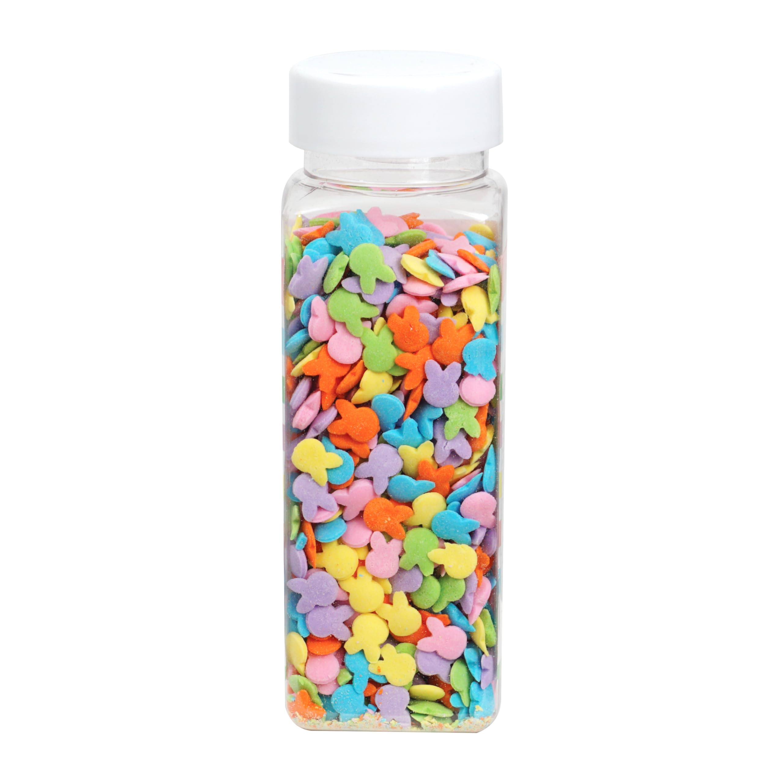 The Hampton Bunny Confetti Sprinkles pink jar brightens cupcakes and sundaes.