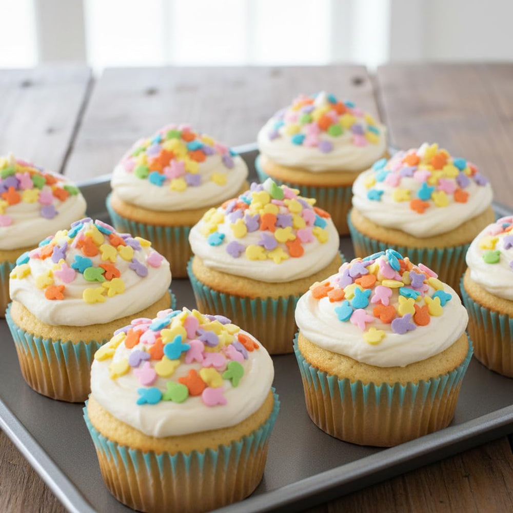 The Hampton Bunny Confetti Sprinkles yellow jar for sunny dessert decorations.