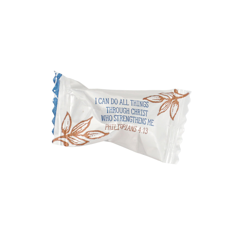 Wedding reception mint favors by THE HAMPTON CANDY COMPANY Bible Verse Buttermints