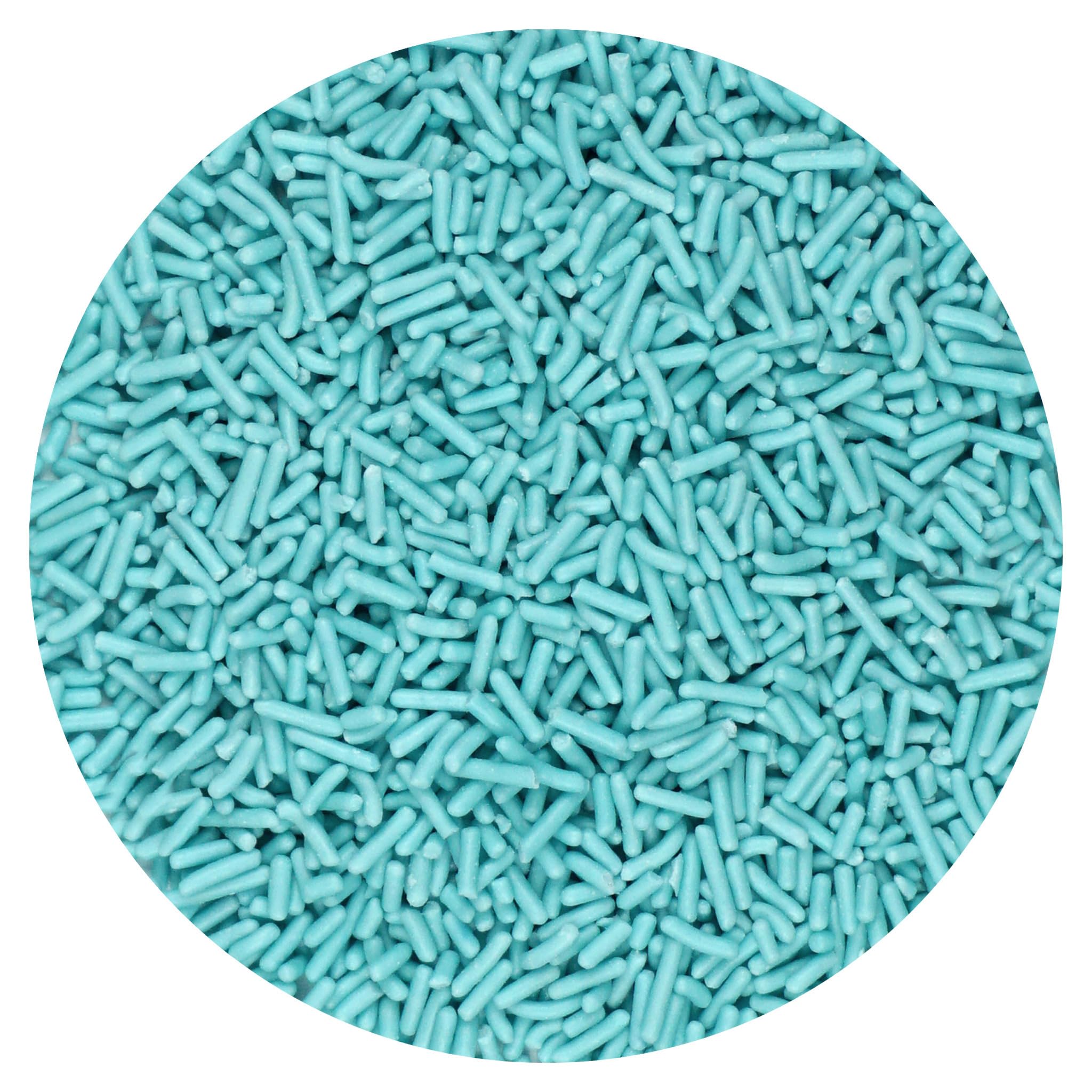 Blue Sprinkles Jimmies from Hampton add ice cream topping with color pop.