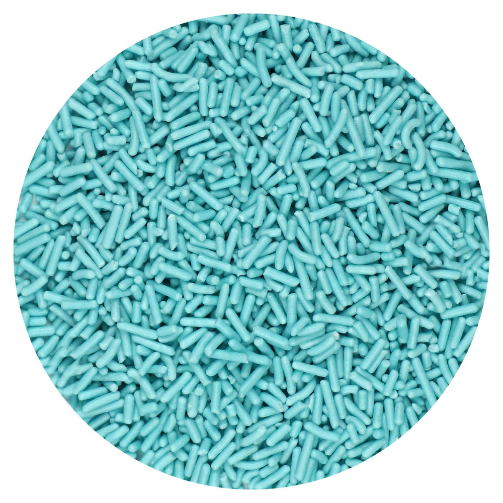 Blue Sprinkles Jimmies from Hampton add ice cream topping with color pop.