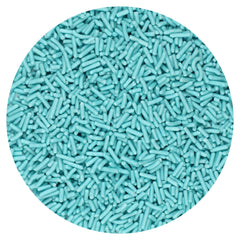 Blue Sprinkles Jimmies from Hampton add ice cream topping with color pop.