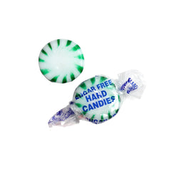 The Hampton Candy Company Arcor sugar-free spearmint starlight mints back-label view; clear sugar-free claim.