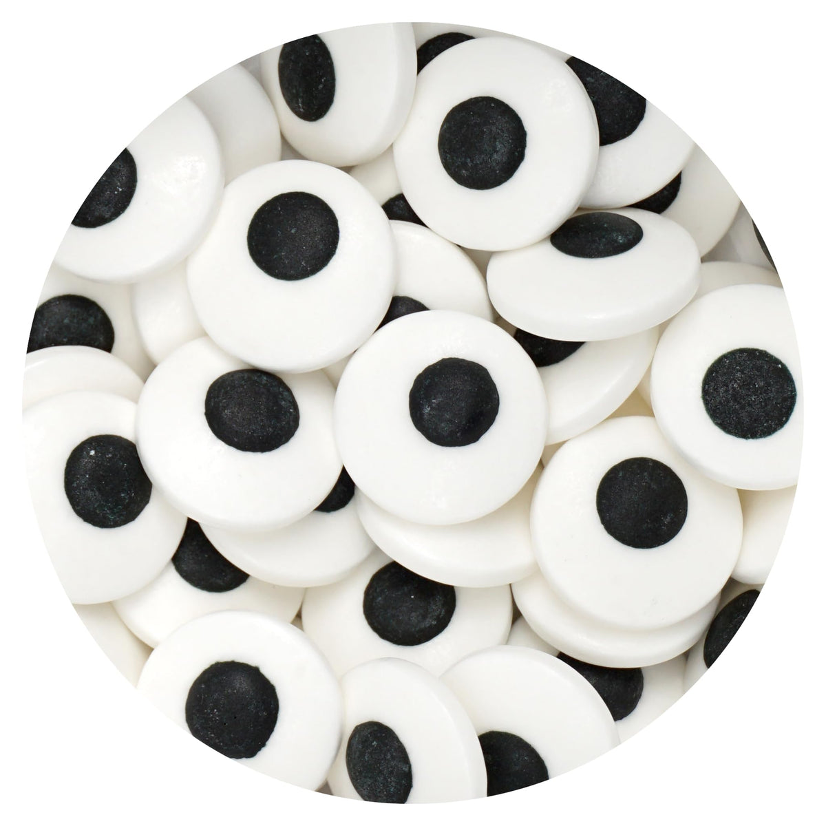 The Hampton Candy Company Large Eye Sprinkles jar adds colorful flair to desserts