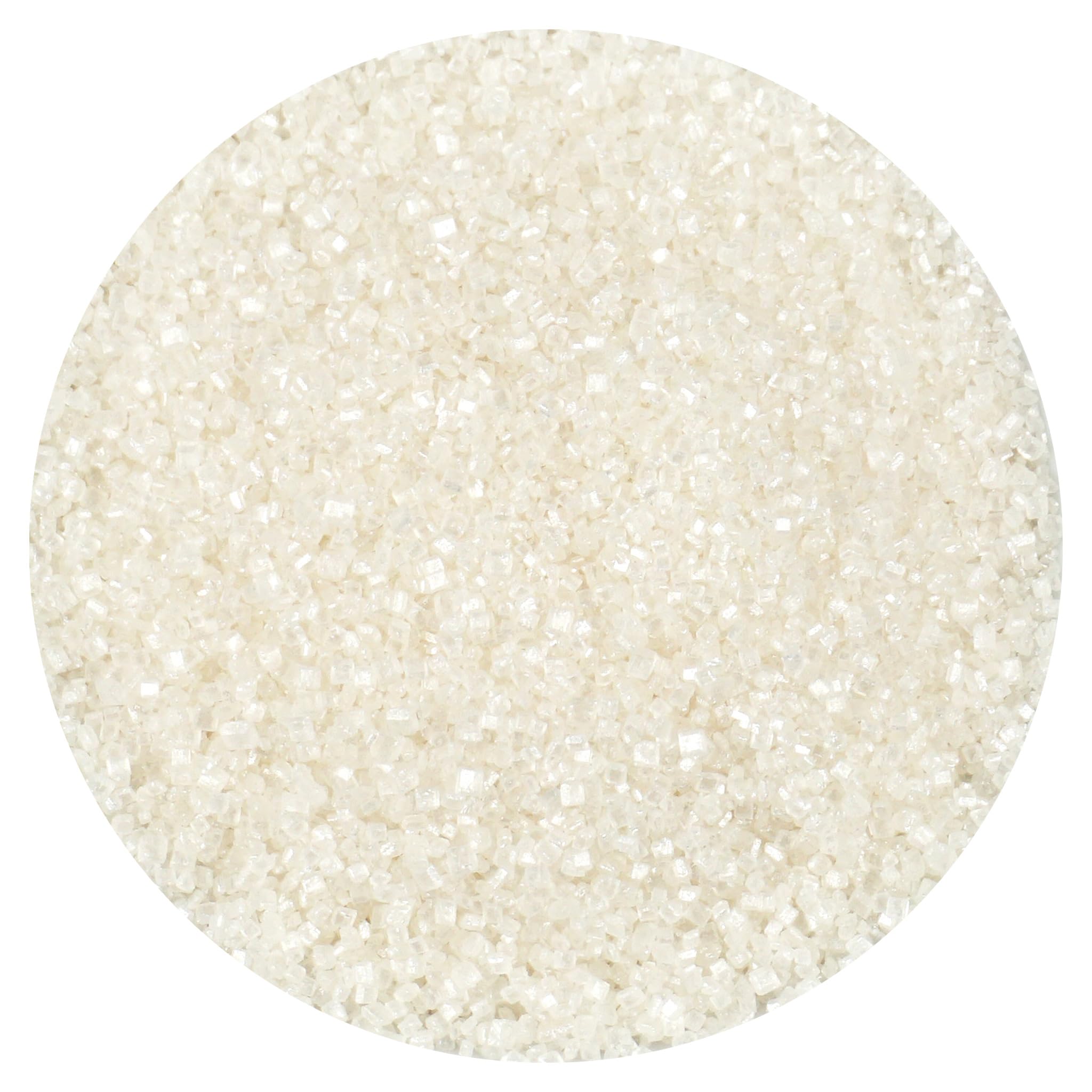 The Hampton Candy Co white sprinkles on a cupcake add festive flair.