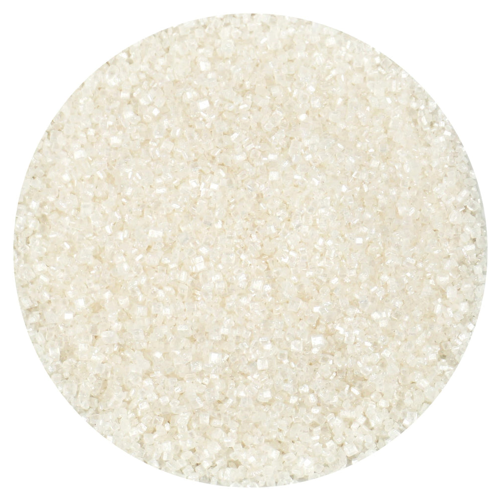 The Hampton Candy Co white sprinkles on a cupcake add festive flair.