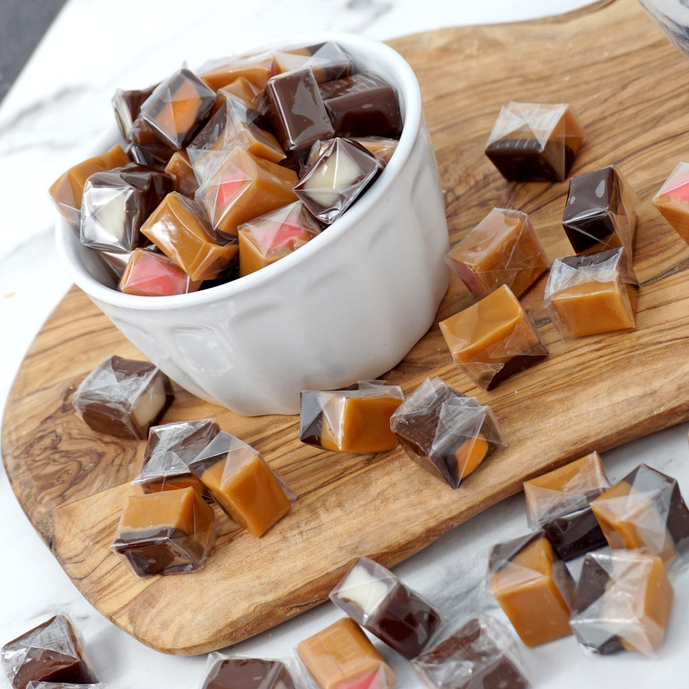 The Hampton Candy Company approx 75 pieces per bag ready to enjoy.