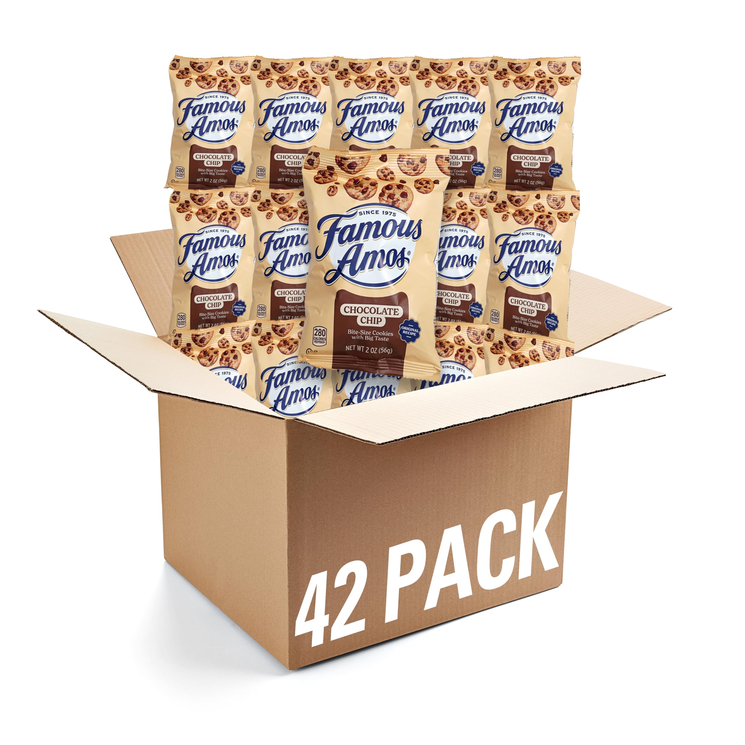 The Hampton Candy Company chocolate chip cookies 2oz bags for on-the-go snacking.