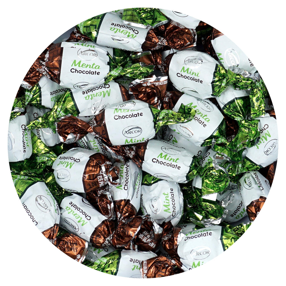 The Hampton Candy Company chocolate-filled mints bag for sharing at gatherings