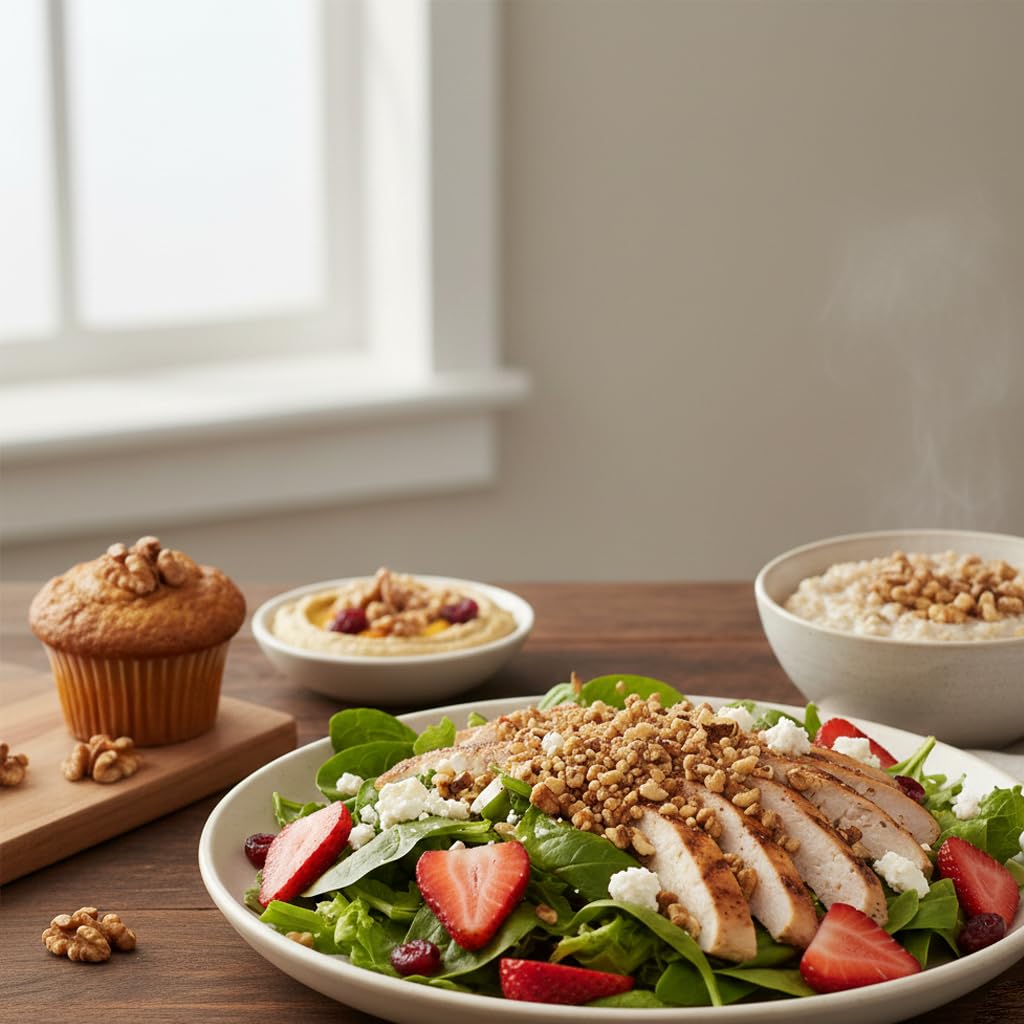 The Hampton Candy Company chopped walnuts enhance cookies and desserts with versatile crunch.