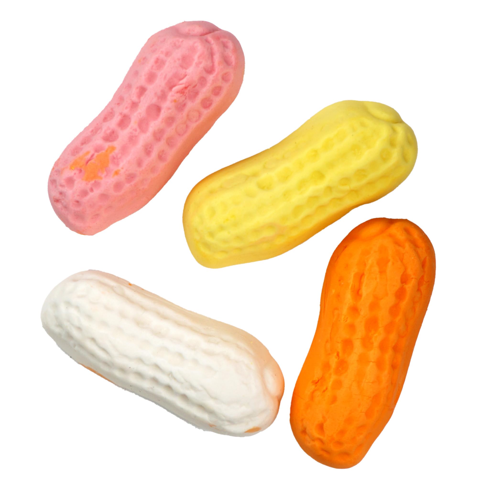 Circus Peanuts served on retro platter by The Hampton Candy Company for a nostalgic dessert.