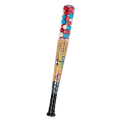 The Hampton Candy Company Double Bubble gumballs in an 18-inch bat-shaped container, ideal for parties