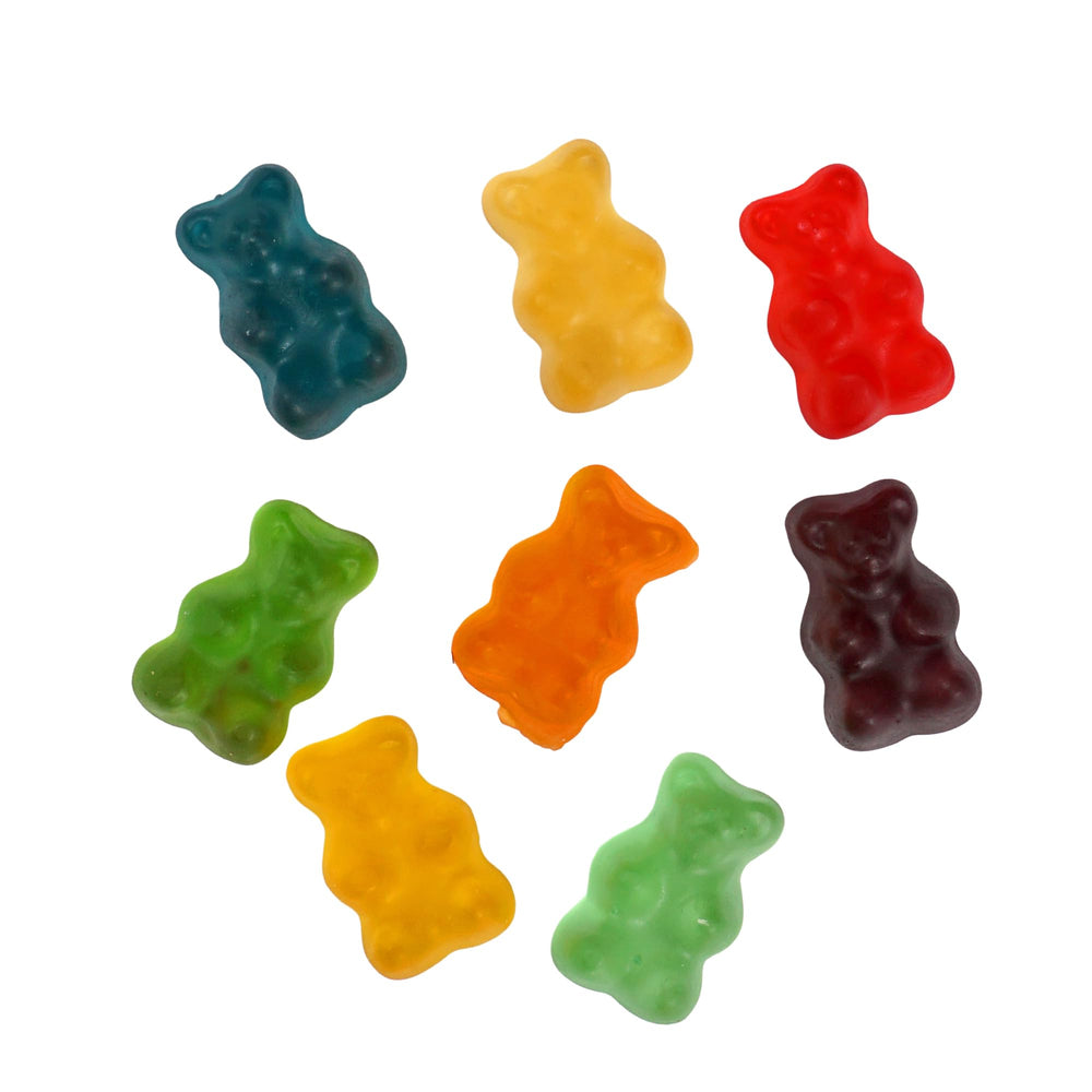 The Hampton Candy Company Gummy Bears Pineapple flavor adds bright tropical touch.