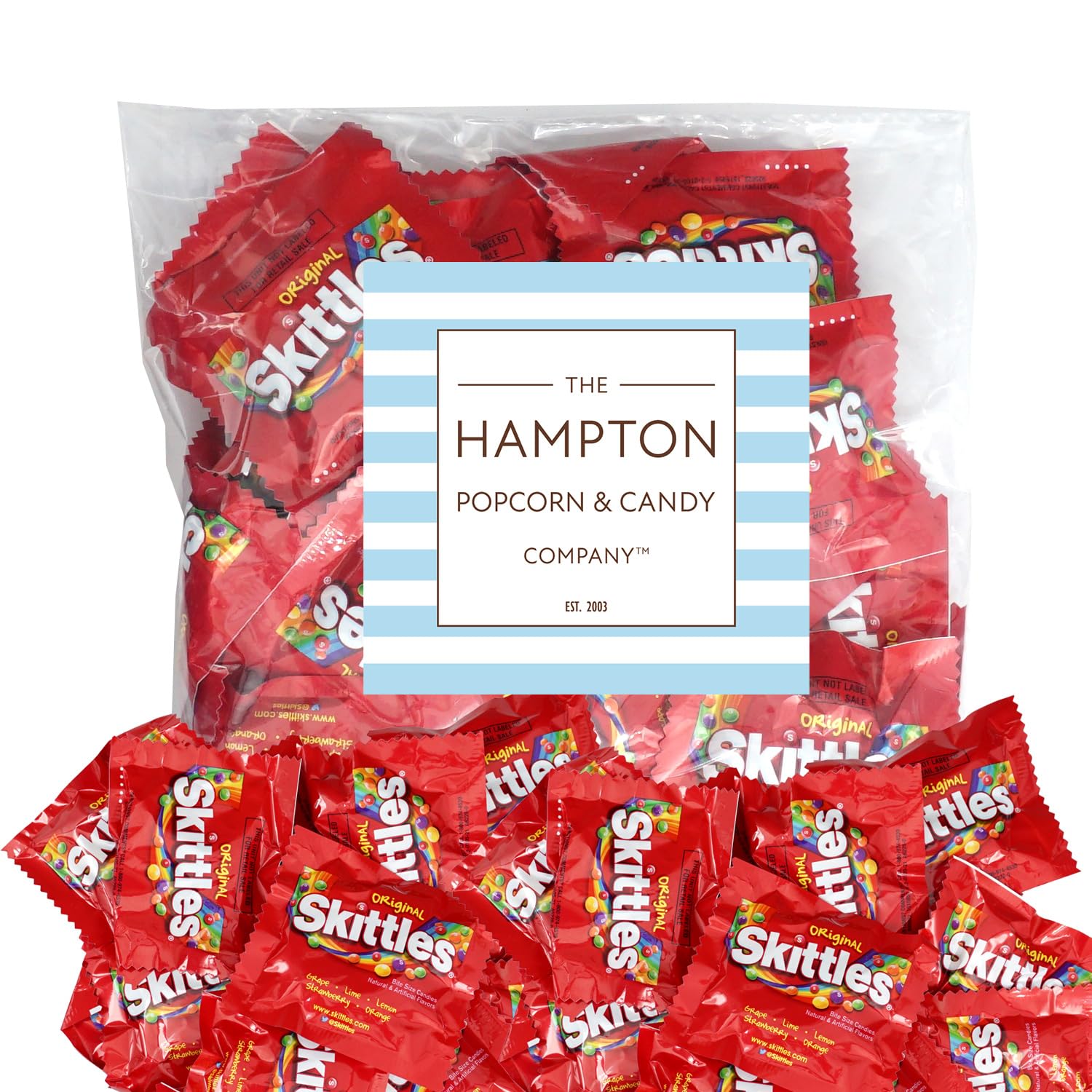 The Hampton Candy Company packaging perfect for holiday treats and cheerful celebrations.